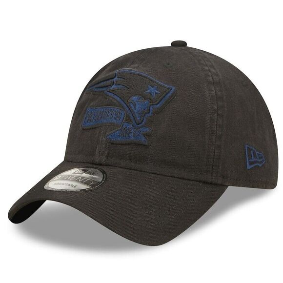 New England Patriots New Era 2022 Sideline‎ Adjustable 9TWENTY Hat - Black - Picture 1 of 5